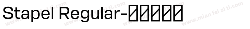 Stapel Regular字体转换